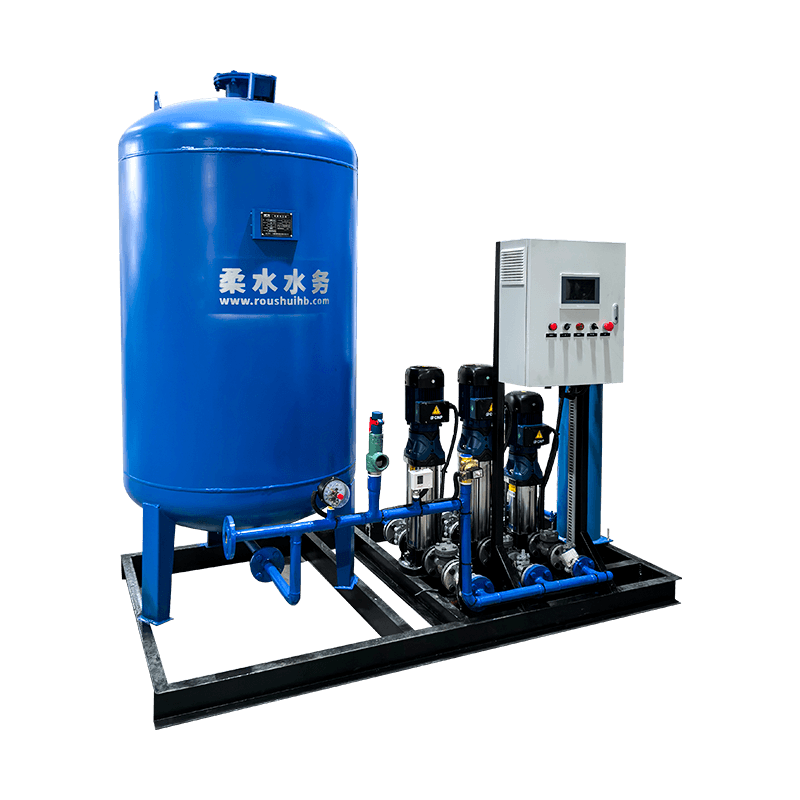 Thiết bị cung cấp nước áp lực liên tục với bơm và bể mở rộng