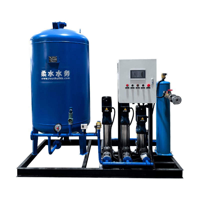 Thiết bị cung cấp nước áp lực liên tục với bơm và bể mở rộng